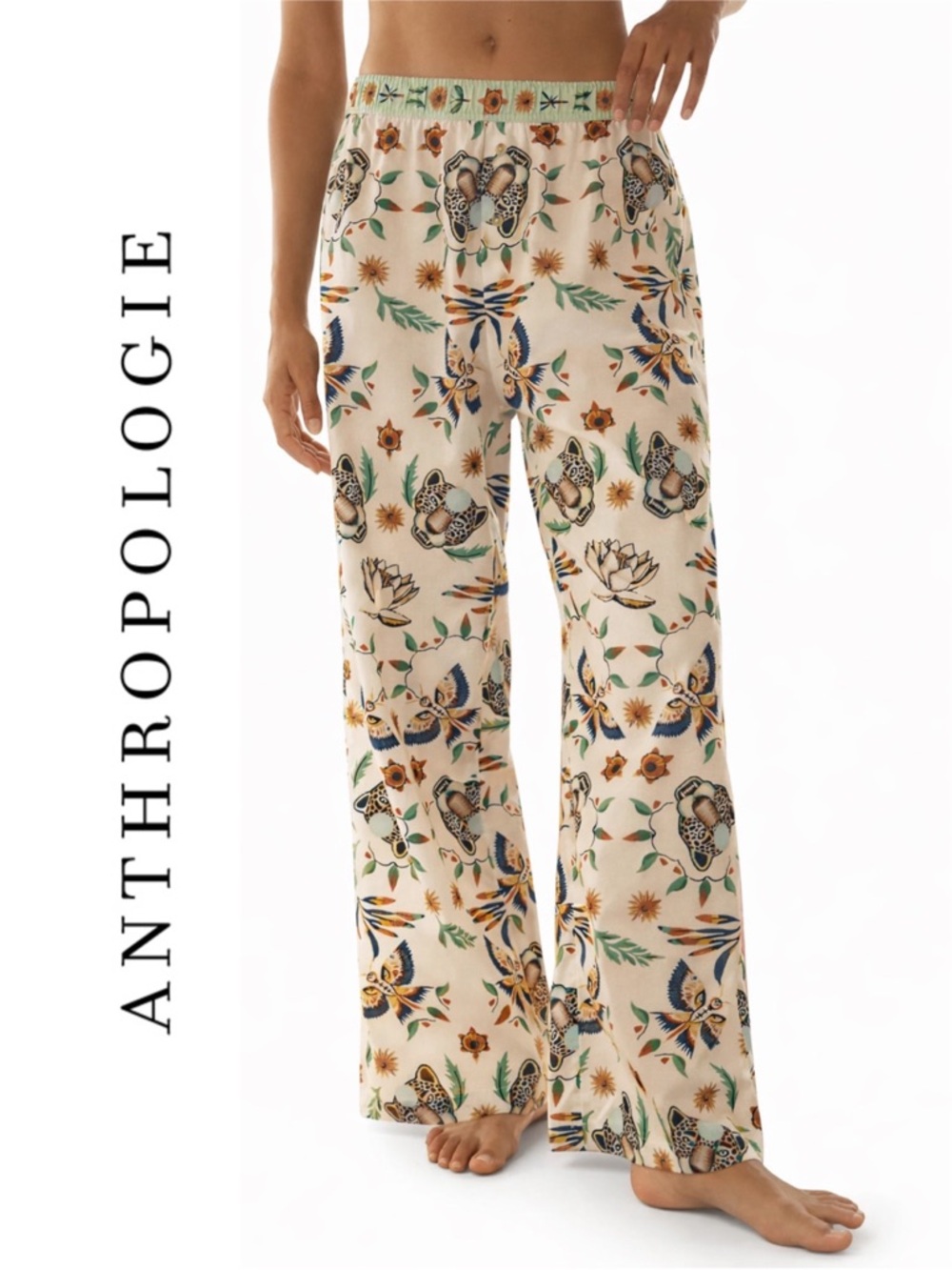 Anthropologie LyreBird Cloud Flannel Pajama Pants